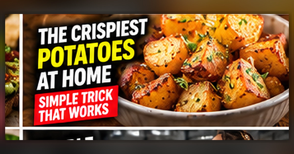 The Crispiest Potatoes at Home — Simple Trick That Works